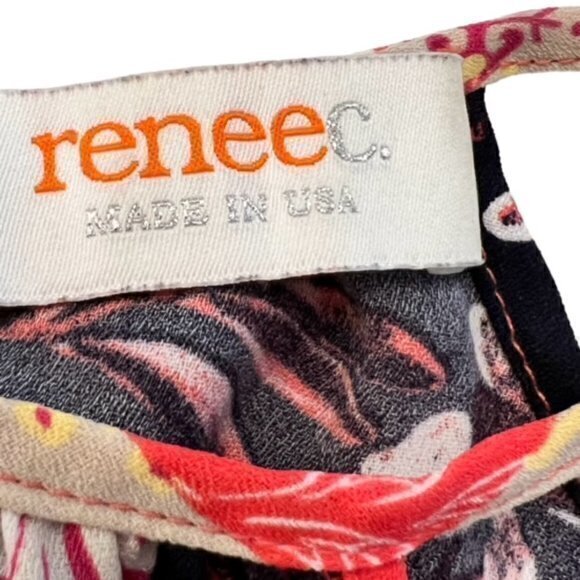 Renee C. Top Women's Size Small Sleeveless Tank‎ Blouse PATCHWORK BOHO COASTAL - Picture 7 of 10